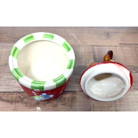 Royal Norfolk Reindeer-Themed Ceramic Jar - Picture 4 of 5